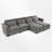 6 - Piece Upholstered Sectional-969666106