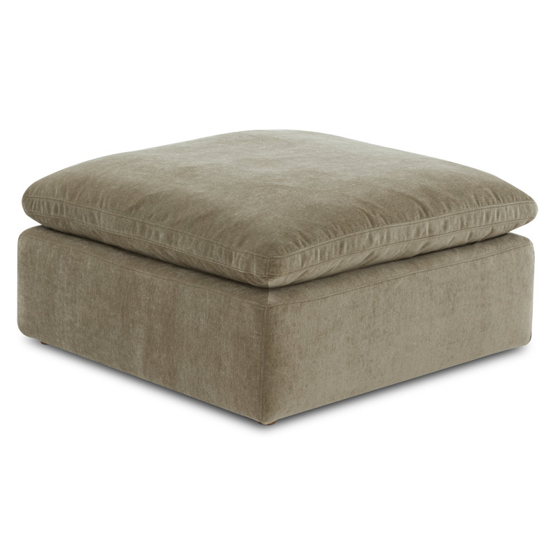 Armand Performance Fabric Ottoman, Desert Sage Performance