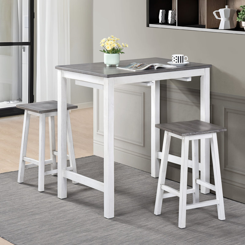 Tabouret suspendu 3 pièces facile à nettoyer pour les petits espaces, Grès