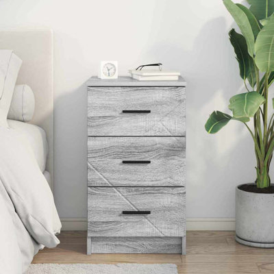 38cm W Manufactured Wood Bedside Table