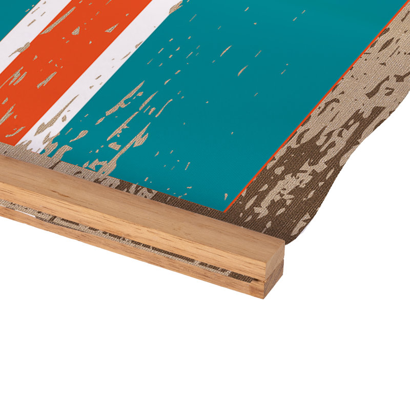 Tapisserie murale 36 "x 54" Miami Dolphins, Dolphins de Miami