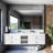 96'' Wall Mounted Double Bathroom Vanity Base Only