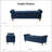 Georgia 58.5'' W  Traditional Classic Storage Bench with Solid Wood Legs and Nailhead Trim-1376251640