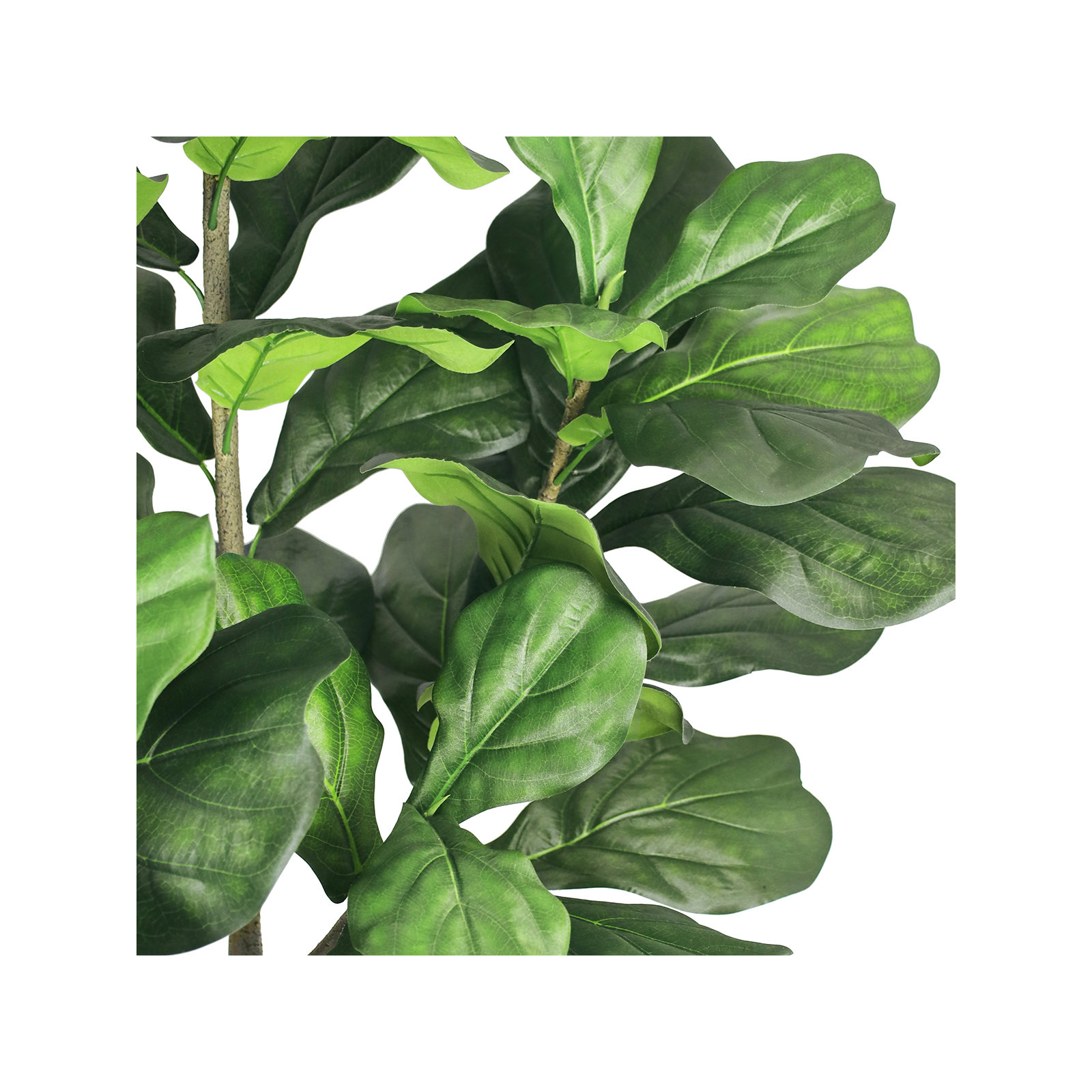 Faux Fiddle Leaf Fig Tree in Pot, 72" x 33"