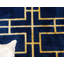 Tapis bleu marine Corando-40284347