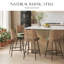 Upholstered Chenille Bar Stool-189047526