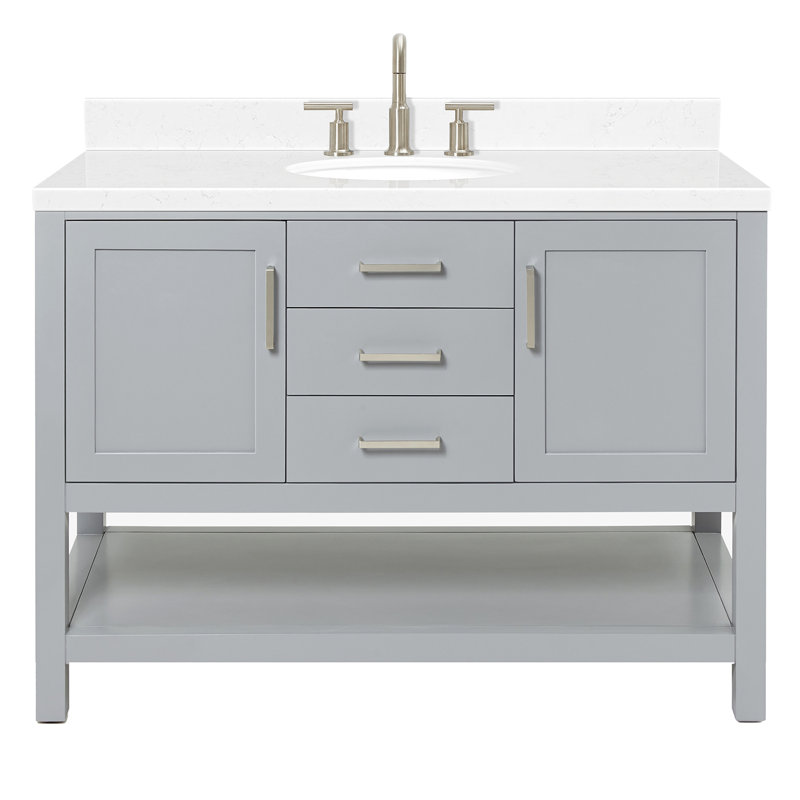 Bayhill Single Vanity, Gray, 48"
