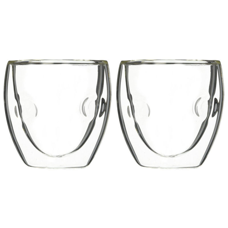 Verres à espresso à double paroi 2 oz Moderna Artisan Series, 2