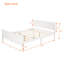 Grand lit plateforme en bois avec tête de lit et lattes de bois (blanc), lit-1630654527-1630654526