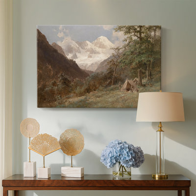"Edward Camp" par Edward Theodore, art mural sur toile tendue de qualité musée