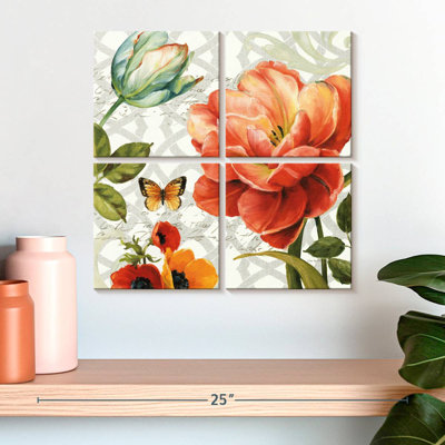 Harnek Floral Story I On Grey