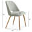 Caetano Unfinished Metal and Manufactured Wood Side Chair-1267053964
