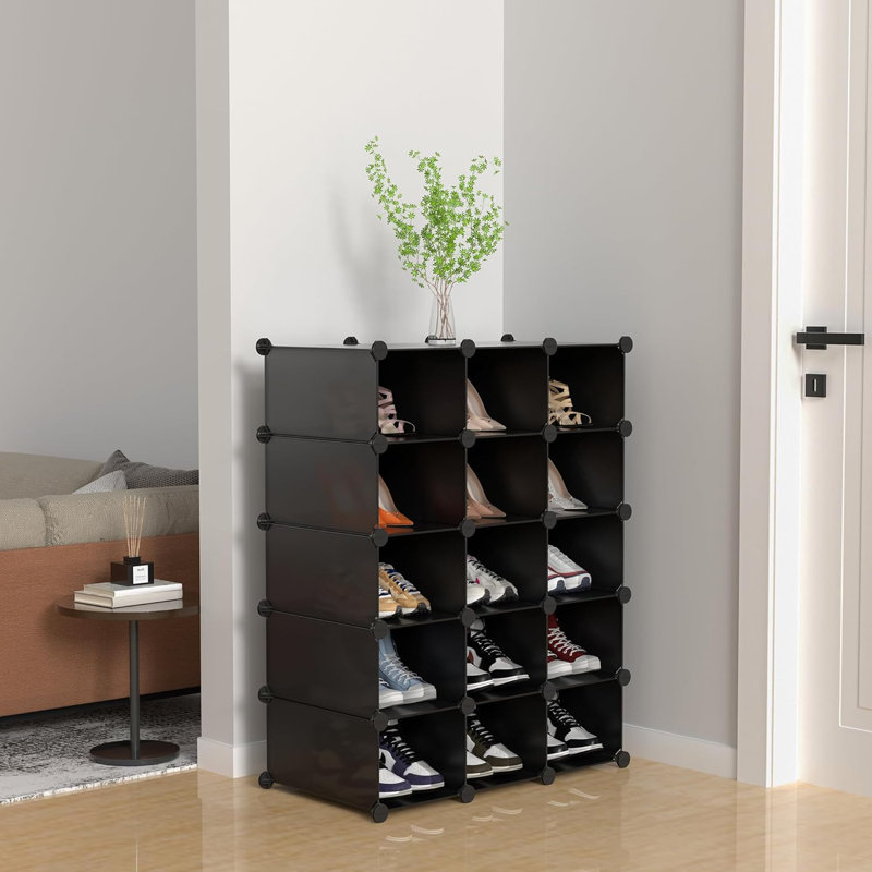  16 Pair Shoe Rack