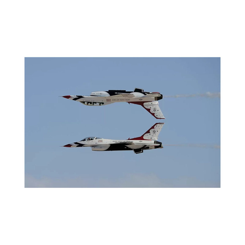 The US Air Force Thunderbirds In Calypso Pass Formation by Remo Guidi - Wrapped Canvas Gallery-Wrapped Canvas Giclée