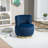 Alphonsine Upholstered Swivel Barrel Chair-605639848