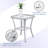 Bonia Wicker Rattan Side Table With Built-In Glass-1470696222