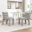 Chaise d'appoint rembourrée en velours Cowger-312584417