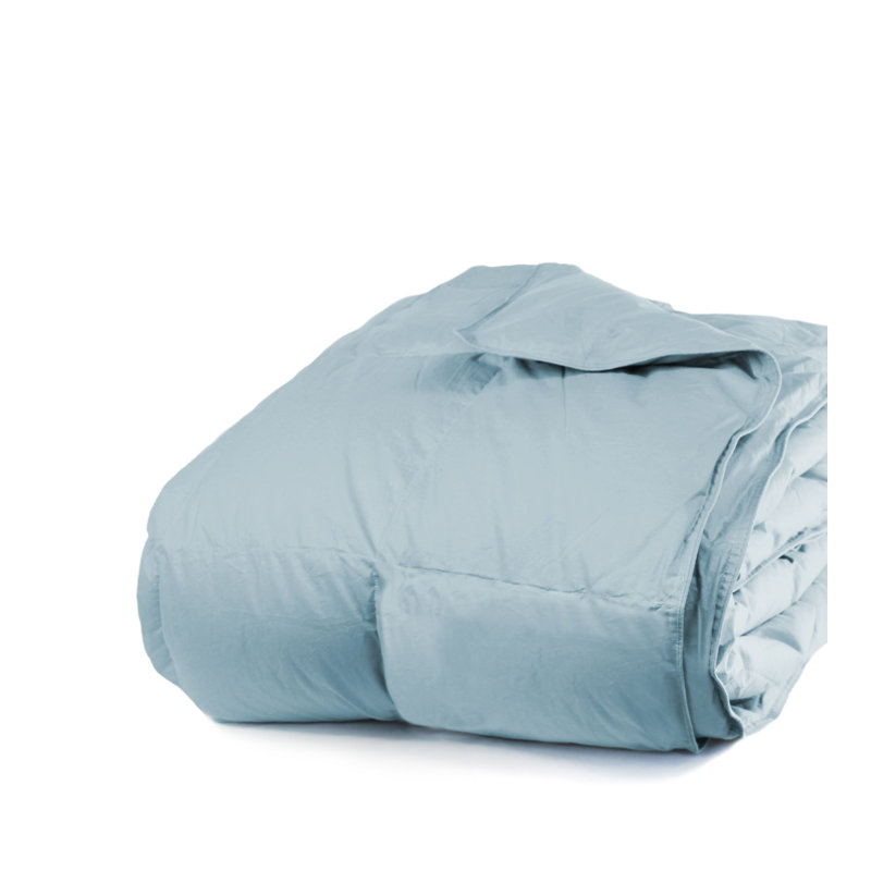 Winter Duck Down Comforter, Full / Queen, Sterling Blue