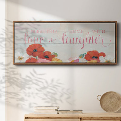 «Bless this Home», toile encadrée