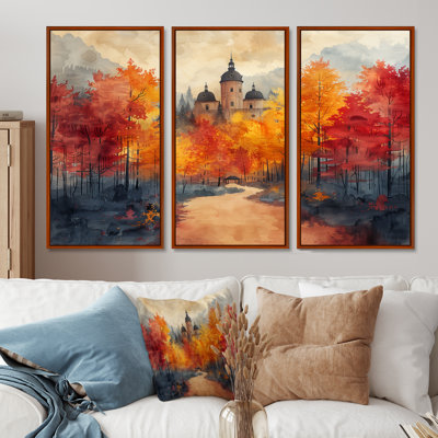 - Chateaus Wall Art Living Room Set