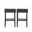 Tabouret de bar 30 po en cuir sans dossier