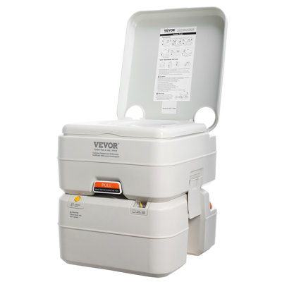 VEVOR 0.02 Gallons GPF Square/Rectangular Comfort Height One-Piece Toilet (Seat Included)
