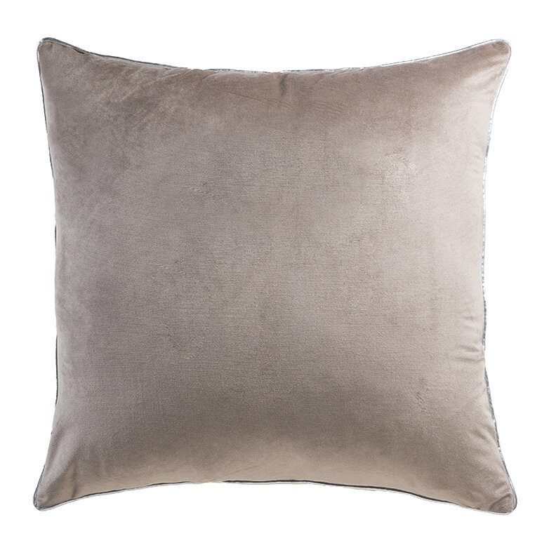 Housse de coussin Noah, Beige / argent
