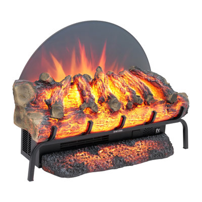 Touchstone BurnBrite 27" Smart Electric Fireplace Log Insert with Crackling Sound