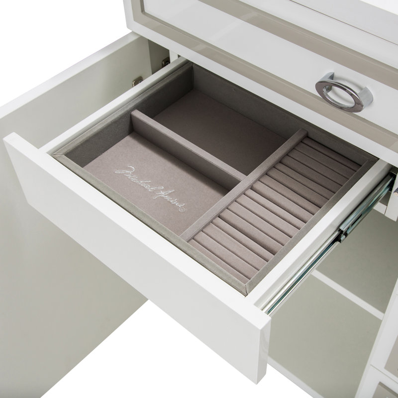 Sky Tower 5 - Drawer Dresser, Cloud White