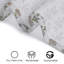 Rideau de douche Elegant Hand Block  Rideaux de bain de luxe | Indie Decor Style, Deepika, vert-118707514