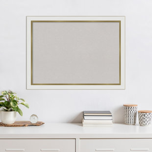 Amanti Art No Cork Wall Plastic Bulletin Board