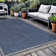 Blue/Gray Geometric Indoor/Outdoor Rug