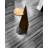 Peak/Plateau Solid Wood Top End Table