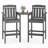Tall HDPE Adirondack Bar Stools Connecting Tray Set-123244079