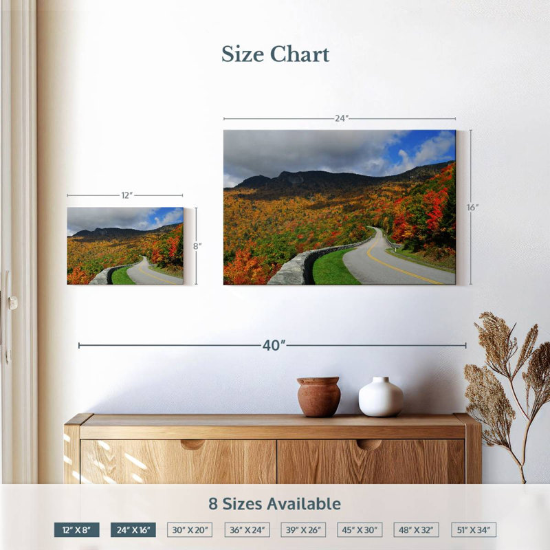 Mehar Blue Ridge Highway, H 16 po x l 24 po