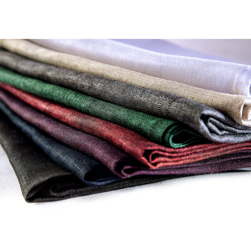 100% Pure Linen Dinner Napkins - Athena, Forest Green