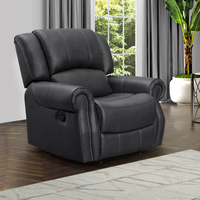 Fauteuil inclinable standard Morella, Faux cuir gris