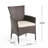 Lebo 6 - Person Acacia Wicker Patio Dining Set with Rectangular Table-1005820999