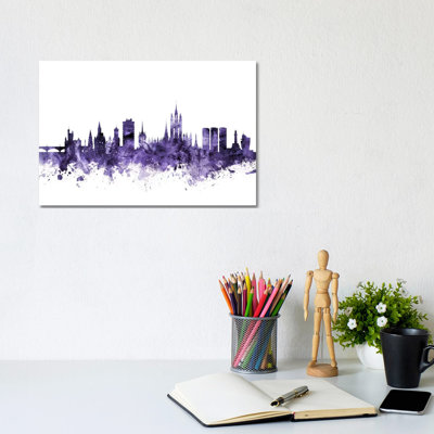 Aberdeen, Scotland Skyline by Michael Tompsett - Wrapped Canvas Gallery-Wrapped Canvas Giclée