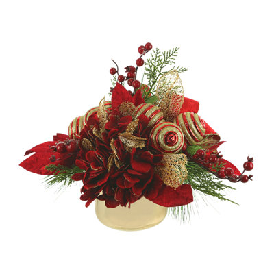 Festive Hydrangea Arrangement