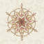 «Elegant Season Snowflake II Pink» par Daphne Brissonnet - impression sur toile tendue-1138344279-1130287978-1130287980