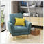 Fauteuil club en tissu Mid Stitch-981955885