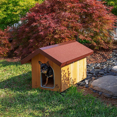Wood Portable Igloo Style Dog House