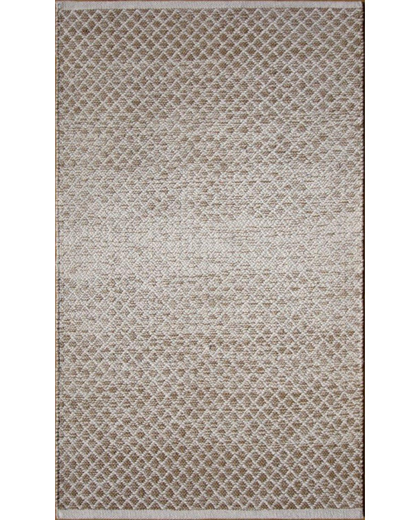 Tapis brun tissé à la main Parker