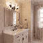  Luminaire de salle de bain 4 lumières Garnet en laiton chaud-119771885-119771886-119771889