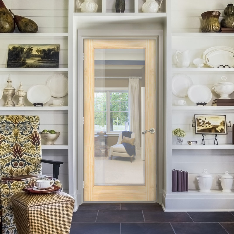 Portes françaises en verre, 30 po x 80 po, Côté droit