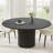 Solid Wood Dining Table Round Pedestal Kitchen Table-137385671-137385658