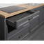 Kitchen Unit 230 Cm Without Appliances Charcoal-95975691