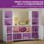 50.8'' H X 67'' W Bookcase Cube Bookshelf ith Drawers Horizontal Toy Storage Organizer