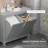 Tilt-Out Laundry Sorter Cabinet, Bathroom Storage Organizer With Two-Compartment Tilt-Out Hamper